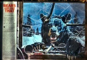 Scary Magazine Picture Of A Bear