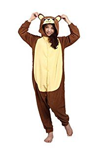 WOTOGOLD Animal Cosplay Costume Unisex Adult Brown Bear Pajamas: Gifts for bear lovers